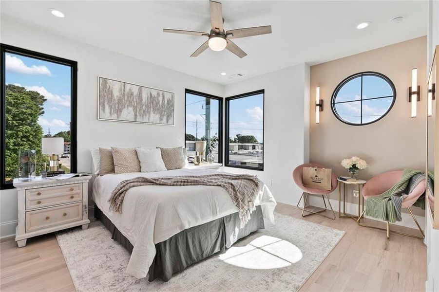 Furnished interior view inside a new home in , Atlanta (Image 15).