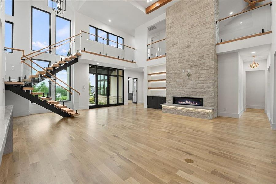 Furnished interior view inside a new home in , Heath (Image 9). Furnished interior view inside a new home in , Heath (Image 9).