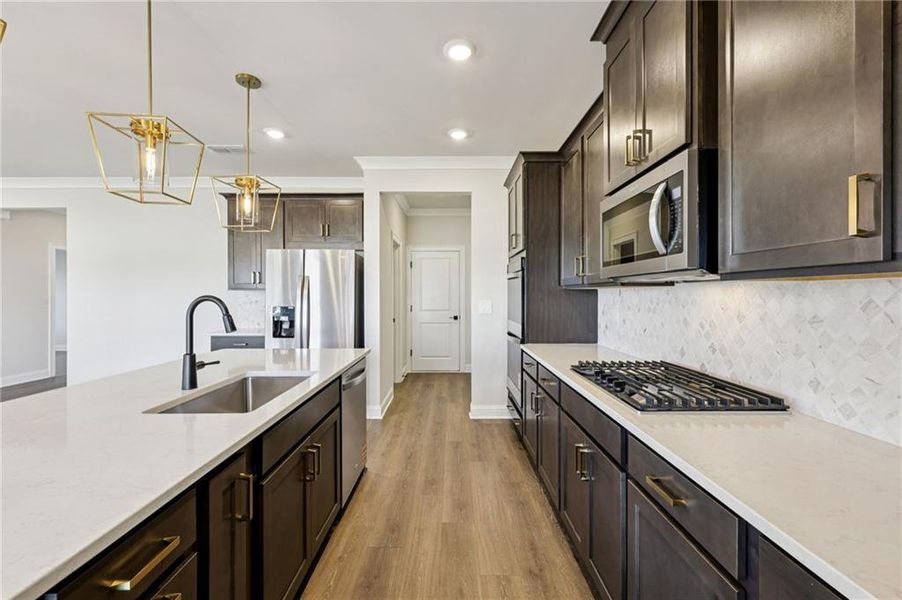 Furnished interior view inside a new home in River Pointe, Monroe (Image 8).