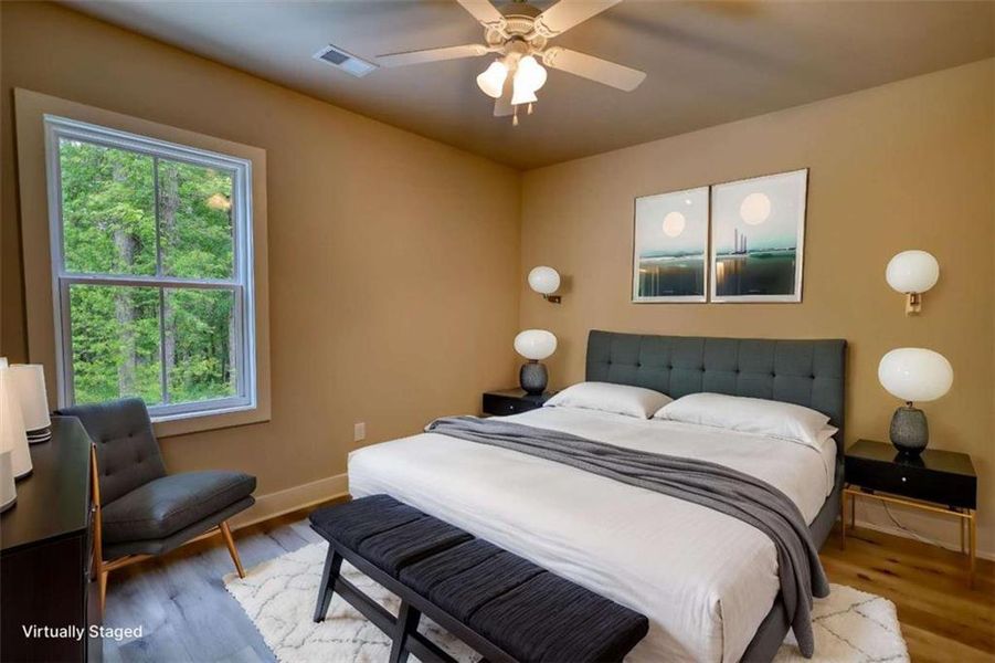 Furnished interior view inside a new home in , Monticello (Image 5).