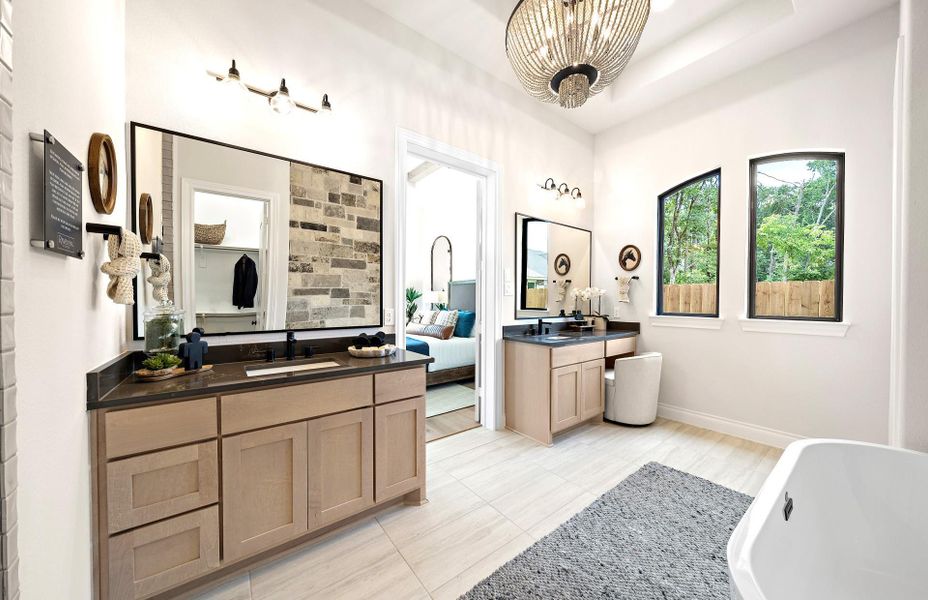 Furnished interior view inside a new home in The Highlands 55′, Porter (Image 36). Furnished interior view inside a new home in The Highlands 55′, Porter (Image 36).