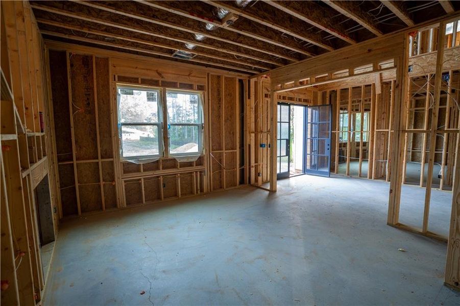 In-progress construction of a new home in , Fairburn, GA (Image 22).