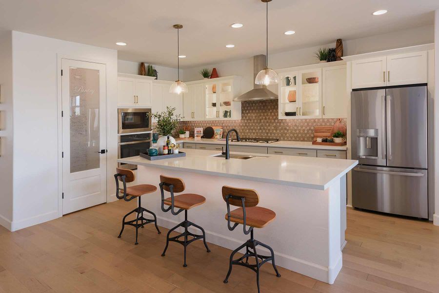 Furnished interior view inside a new home in IronWing at Windrose, Litchfield Park (Image 8).