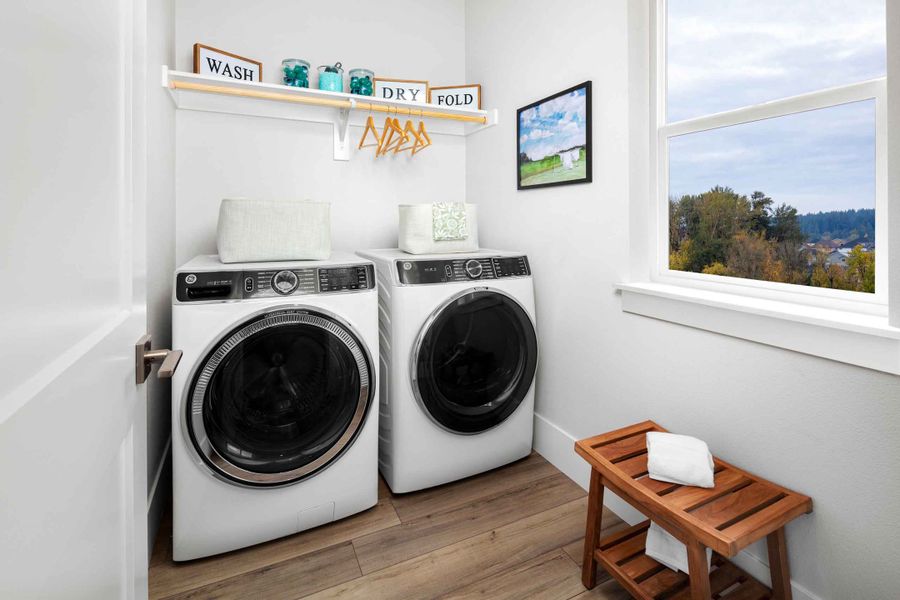 Representative furnished interior of a home built from the Holly by Risewell Homes in Elevon, Lavon (Image 6).