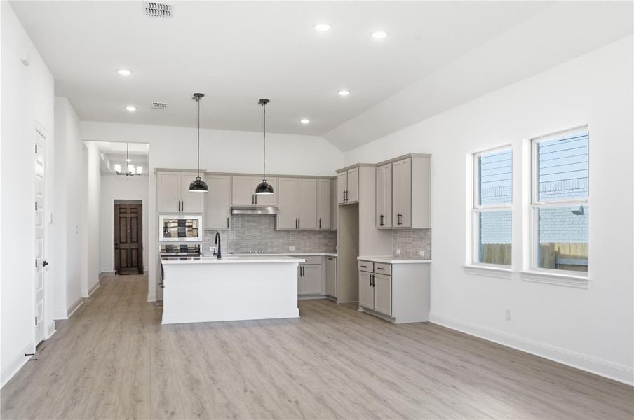 Furnished interior view inside a new home in Oaks at San Gabriel, Georgetown (Image 13).