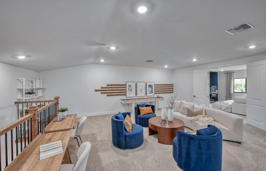 Upstairs loft - perfect for family nights