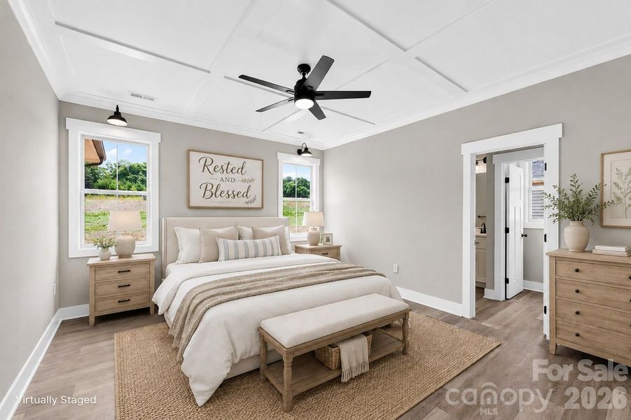 Virtually Staged - Primary Bedroom