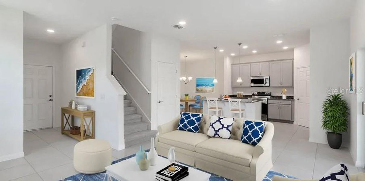 Furnished interior view inside a new home in Watermark, Cocoa (Image 3).