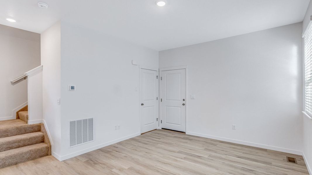 Spacious, unfurnished interior of a new home in Revere at Johnstown, Johnstown (Image 19). Spacious, unfurnished interior of a new home in Revere at Johnstown, Johnstown (Image 19).