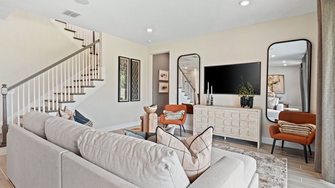 Representative furnished interior of a home built from the Palm by Taylor Morrison in Timber Ridge, Plant City (Image 11).