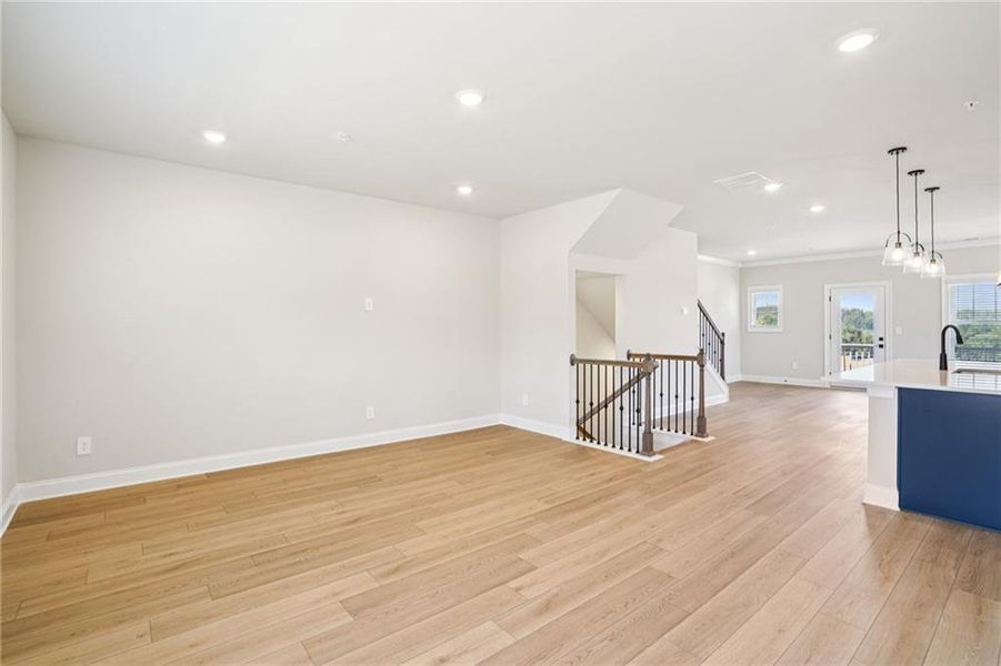 Spacious, unfurnished interior of a new home in Hemingway - Highland Series, Cumming (Image 38).