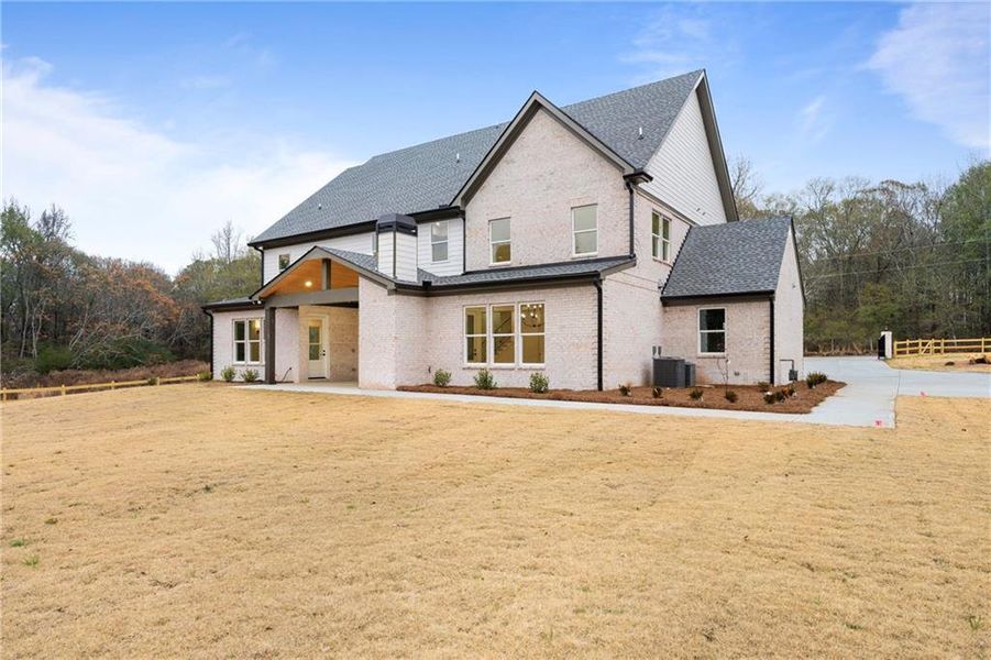 Exterior details and patio area of a home in , Dacula (Image 31).
