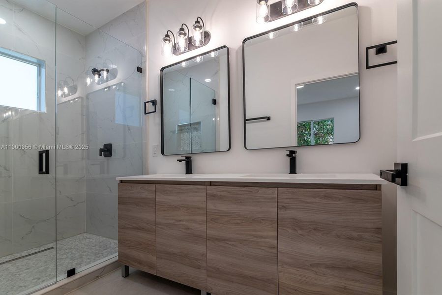 Furnished interior view inside a new home in , Miami (Image 29). Furnished interior view inside a new home in , Miami (Image 29).