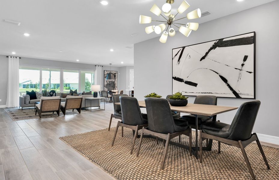 Representative furnished interior of a home built from the Easley by Pulte Homes in Highpointe, Stuart (Image 36).