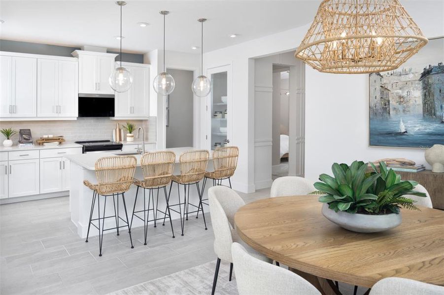 Furnished interior view inside a new home in Wellen Park, Venice (Image 10).