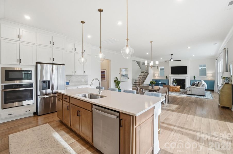 Furnished interior view inside a new home in , Belmont (Image 19).