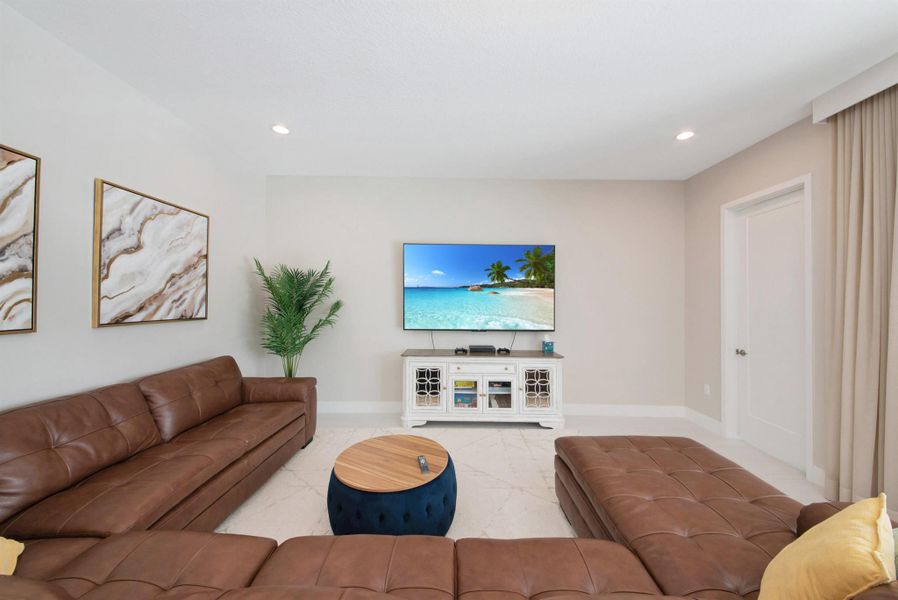 Furnished interior view inside a new home in , Boca Raton (Image 30).