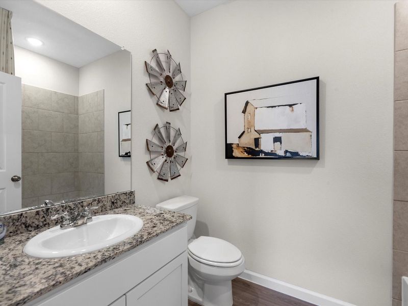 Furnished interior view inside a new home in Granger Pines, Conroe (Image 7).