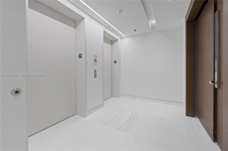Private Elevator Lobby. Private Elevator Lobby.