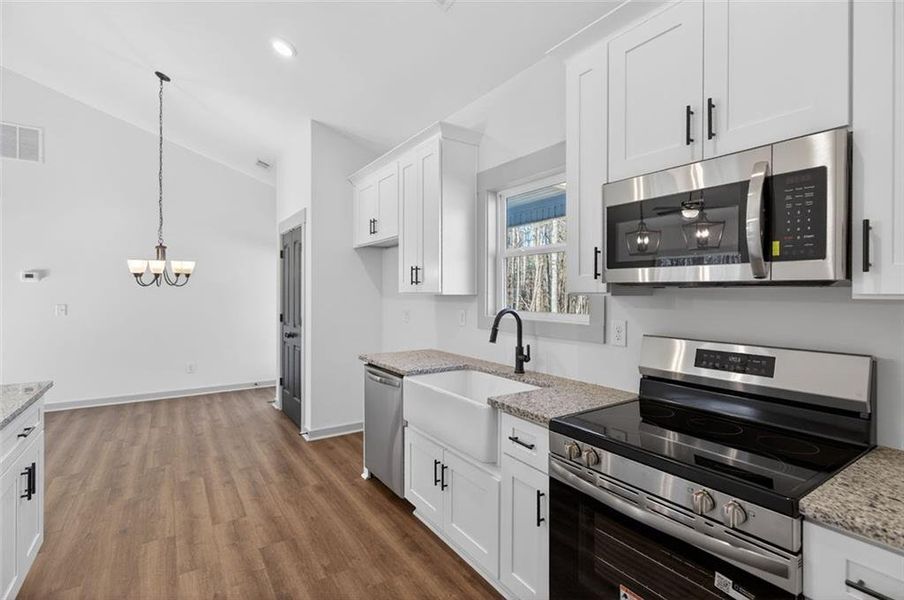 Furnished interior view inside a new home in , Dallas (Image 11).