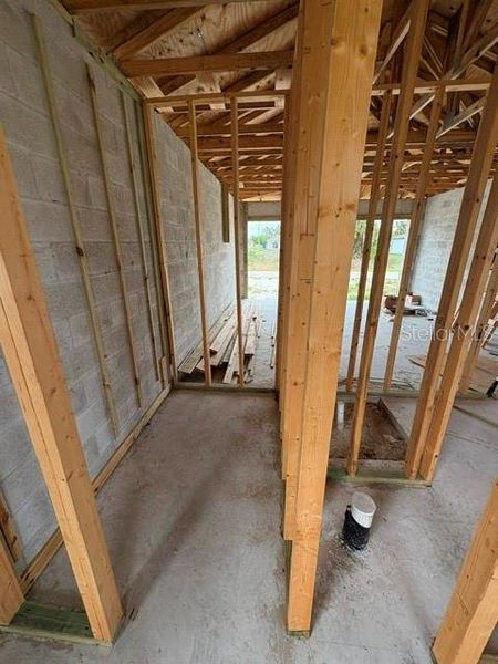 In-progress construction of a new home in , Lehigh Acres, FL (Image 6).