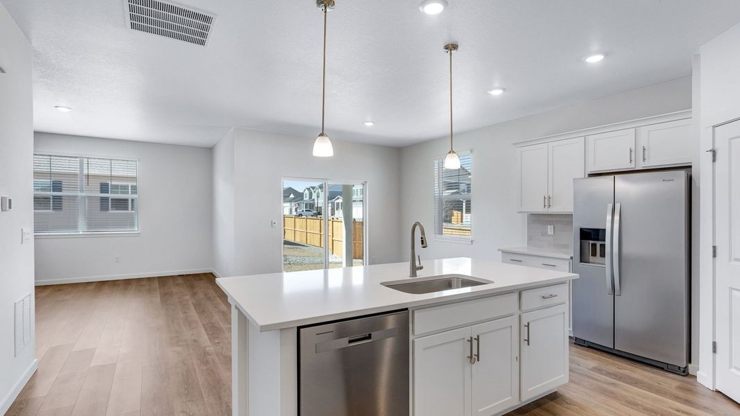 Furnished interior view inside a new home in Lakeside Canyon, Mead (Image 9). Furnished interior view inside a new home in Lakeside Canyon, Mead (Image 9).