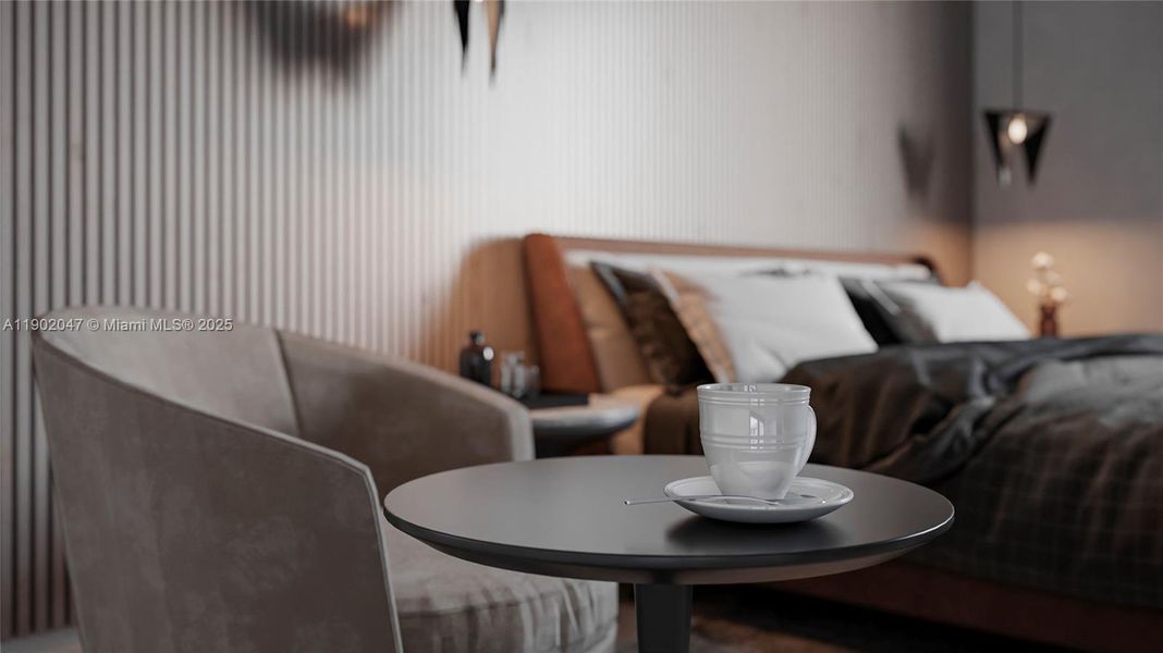 Furnished interior view inside a new home in , Palmetto Bay (Image 7).