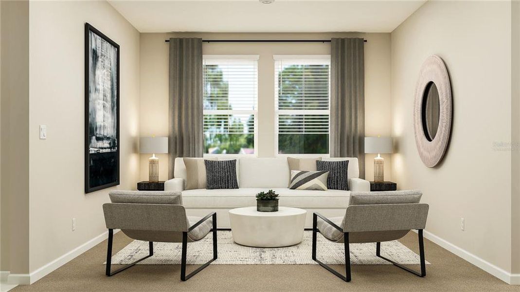 Furnished interior view inside a new home in , Groveland (Image 16). Furnished interior view inside a new home in , Groveland (Image 16).