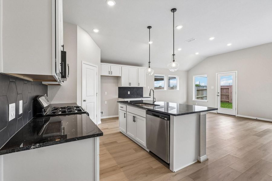 Furnished interior view inside a new home in Aldeana - Paintbrush Collection, Bonney (Image 16).