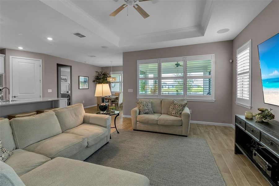 Furnished interior view inside a new home in , Parrish (Image 42).