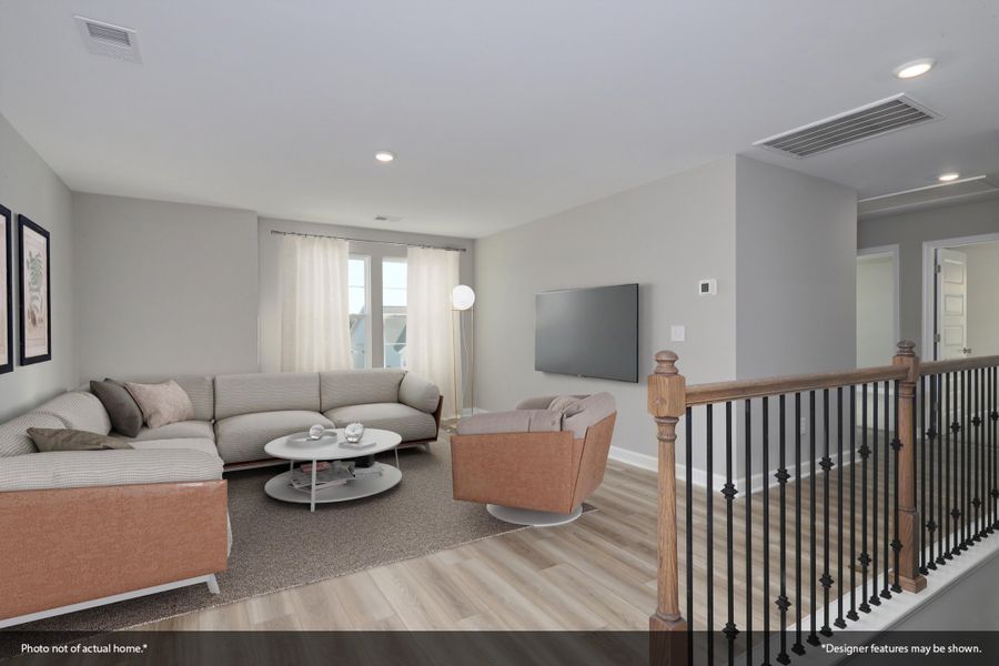 Furnished interior view inside a new home in Gates at Windermere, Blythewood (Image 8).