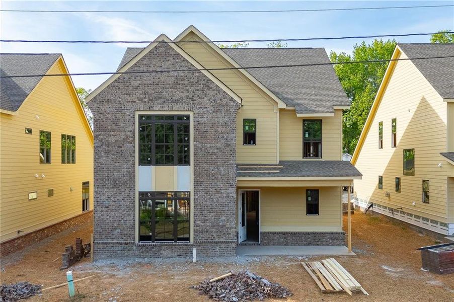 In-progress construction of a new home in , Flowery Branch, GA (Image 5).