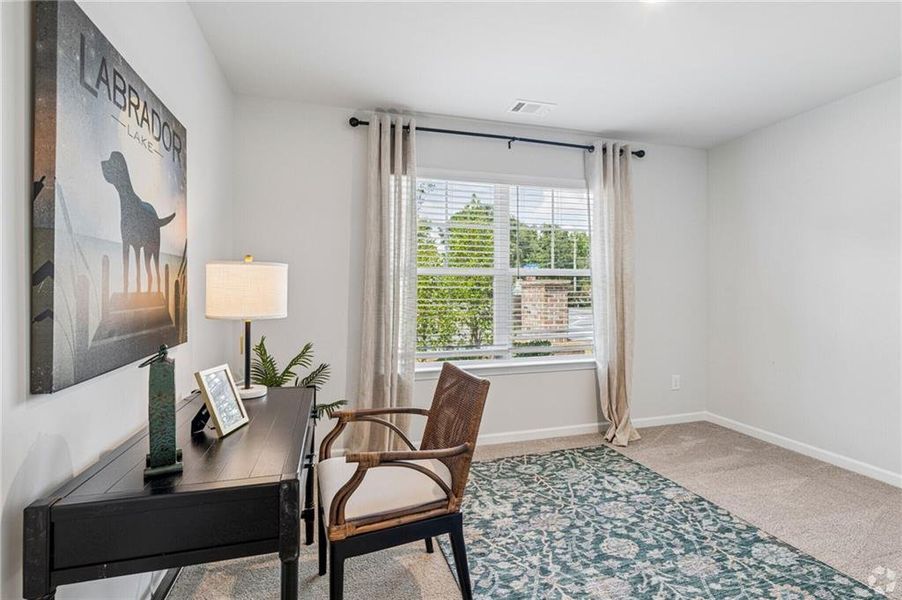 Furnished interior view inside a new home in Silver Leaf, Dawsonville (Image 11).