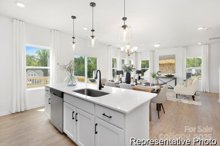 Furnished interior view inside a new home in Eagles Crest, Pageland (Image 7).