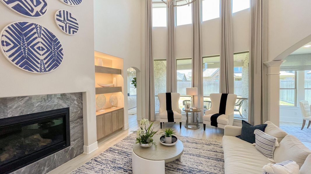 Furnished interior view inside a new home in Jordan Ranch, Katy (Image 7).