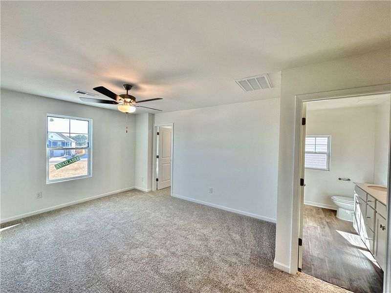 Spacious, unfurnished interior of a new home in Champions Village at Cherry Hill, Pendleton (Image 19). Spacious, unfurnished interior of a new home in Champions Village at Cherry Hill, Pendleton (Image 19).