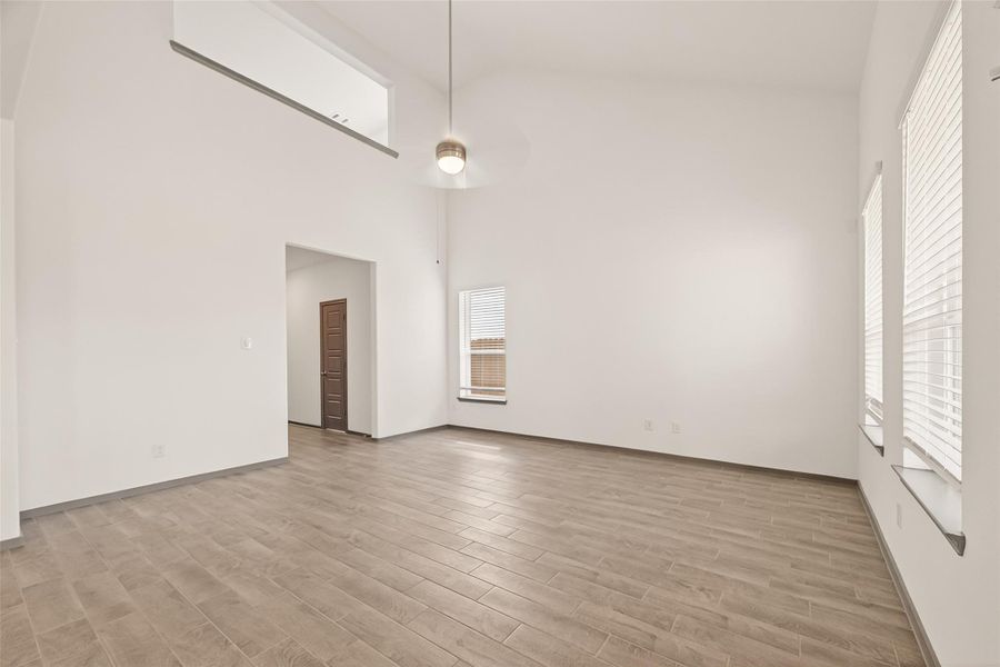 Spacious, unfurnished interior of a new home in Rates starting as low as, Iowa Colony (Image 25).