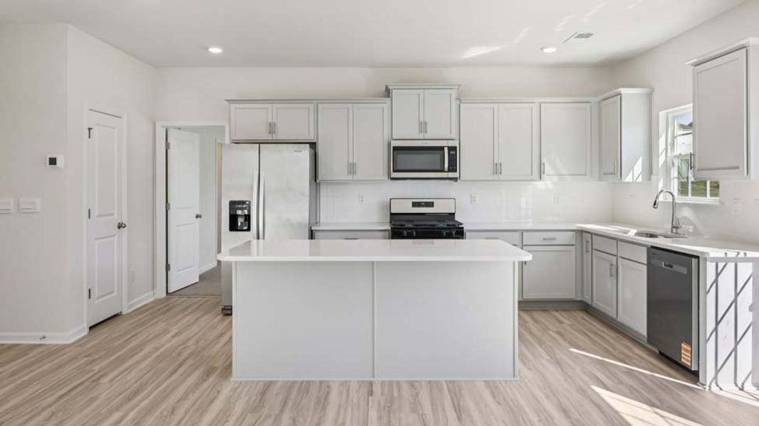 Furnished interior view inside a new home in The Falls at Newton, Newton (Image 3).
