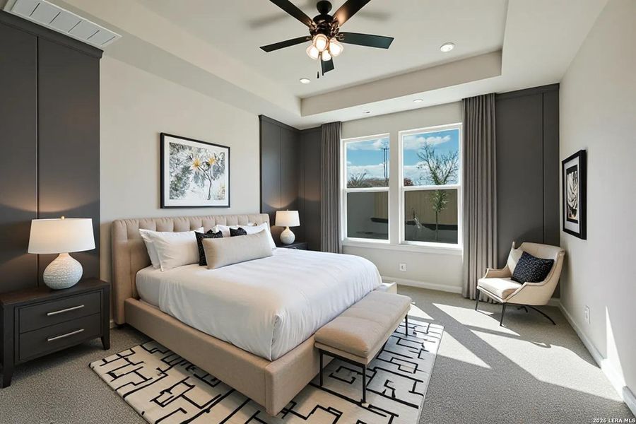 Furnished interior view inside a new home in Avondale, San Antonio (Image 11).