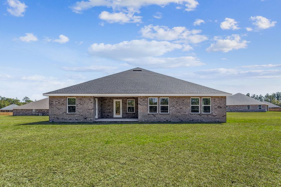 Representative exterior details of a home built from the The Turquoise by Herbst Homes in Walther Reserve, Milton (Image 70).