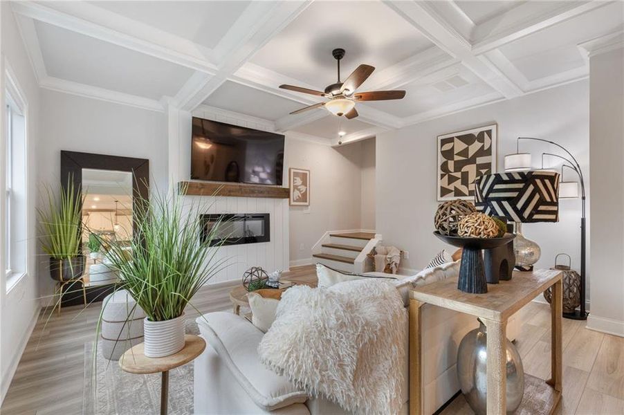 Furnished interior view inside a new home in , Auburn (Image 17).