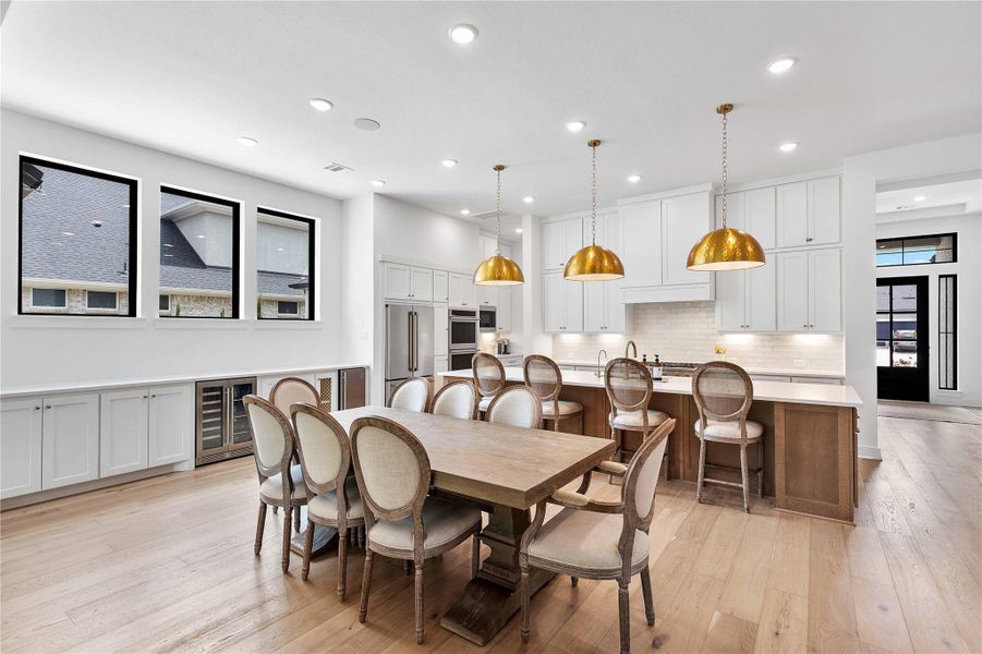 Furnished interior view inside a new home in , Spring (Image 15).