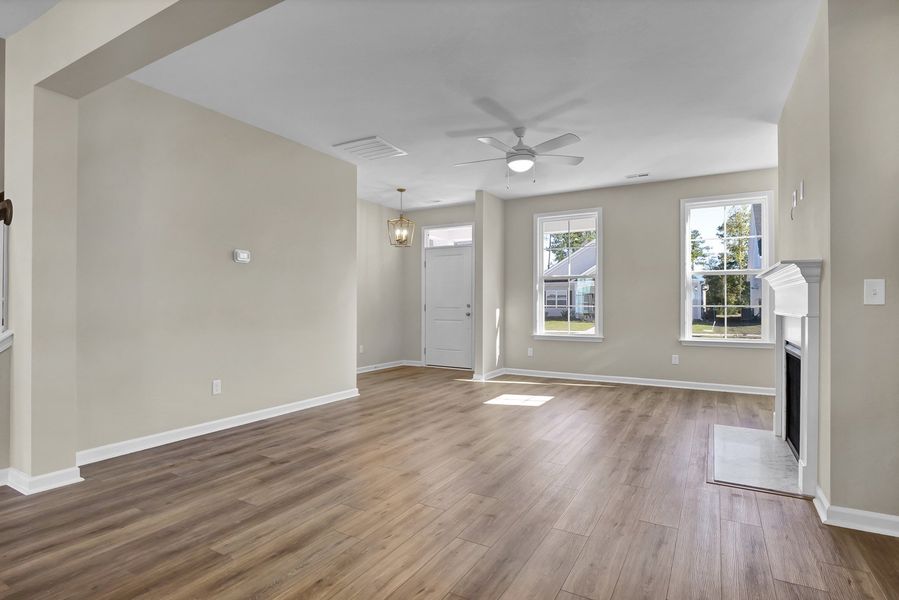 Spacious, unfurnished interior of a new home in Grand Park, Leland (Image 15).