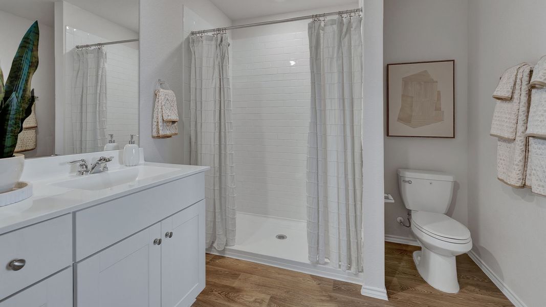 Representative furnished interior of a home built from the The Emma by D.R. Horton in Arroyo Ranch, Seguin (Image 22).