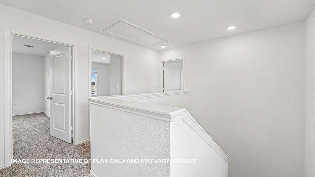 Spacious, unfurnished interior of a new home in Prairie Lakes, Buda (Image 29). Spacious, unfurnished interior of a new home in Prairie Lakes, Buda (Image 29).