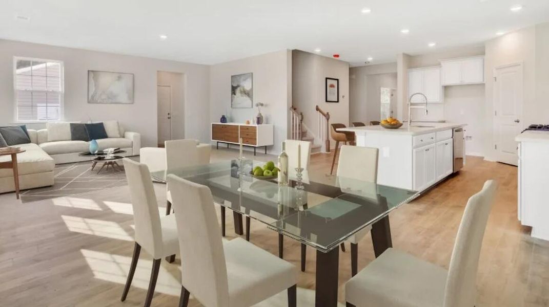 Furnished interior view inside a new home in , Summerville (Image 4). Furnished interior view inside a new home in , Summerville (Image 4).