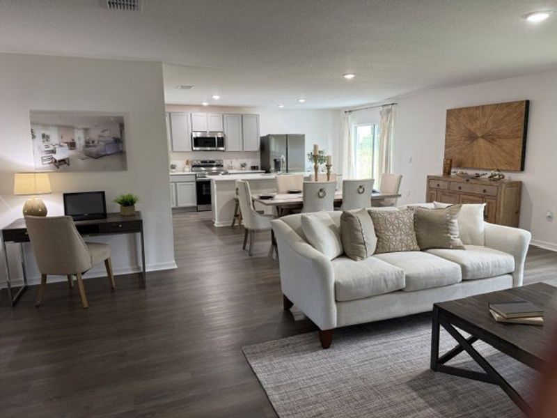 Representative furnished interior of a home built from the Orchid by Maronda Homes in Labelle, Labelle (Image 4).