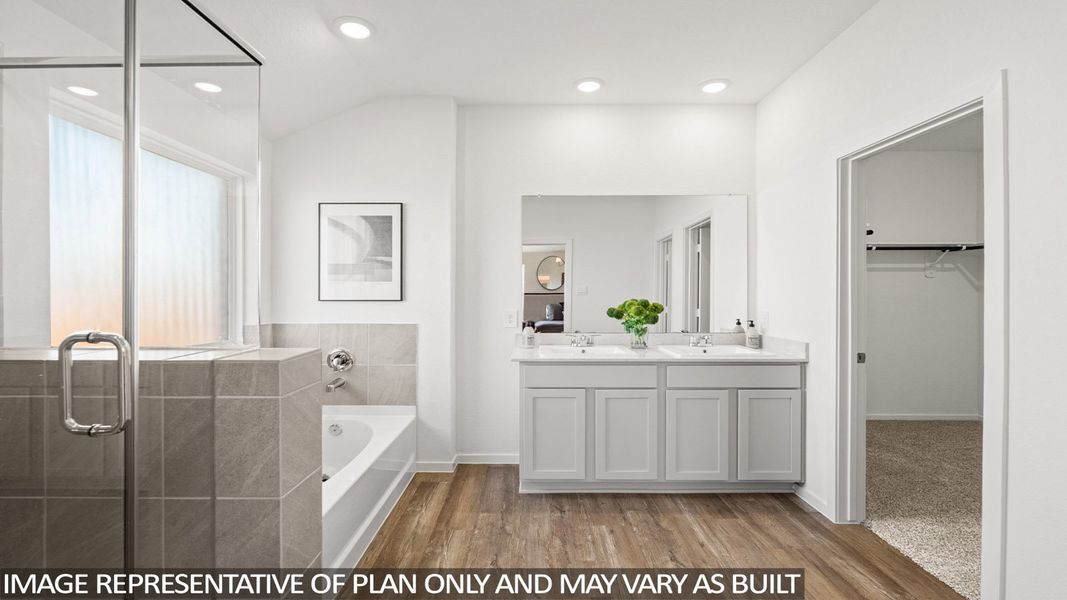 Furnished interior view inside a new home in Sunterra Lakes, Brookshire (Image 30).