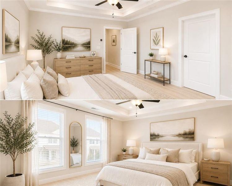 Furnished interior view inside a new home in , Duluth (Image 19). Furnished interior view inside a new home in , Duluth (Image 19).