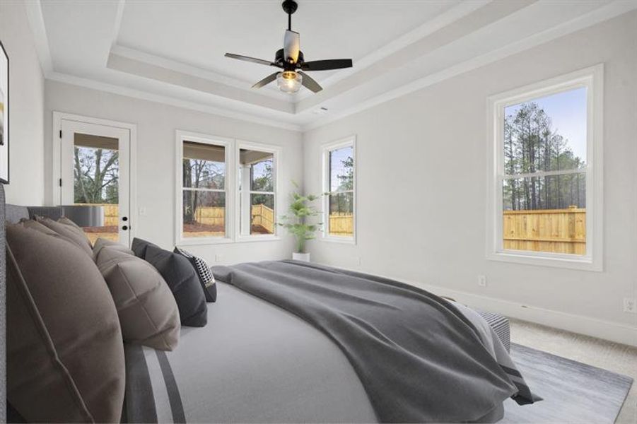 Furnished interior view inside a new home in , Marietta (Image 6). Furnished interior view inside a new home in , Marietta (Image 6).